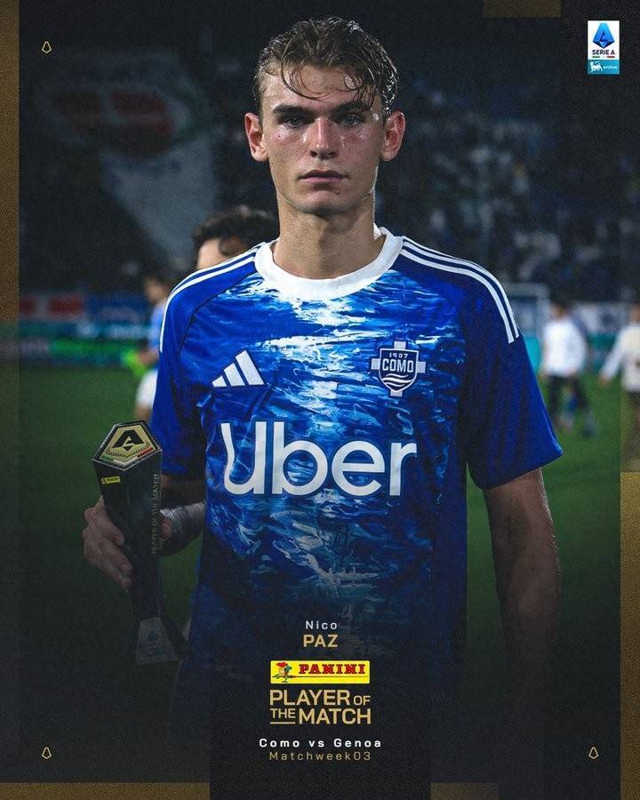 皇马宝藏男孩 21岁帕斯3轮意甲2球1助&amp;2拿全场最佳 身价3500万欧